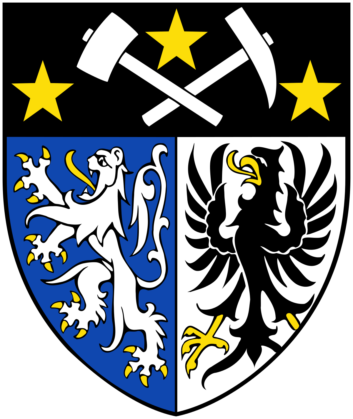Kelmis Wappen seit 29. April 1996
